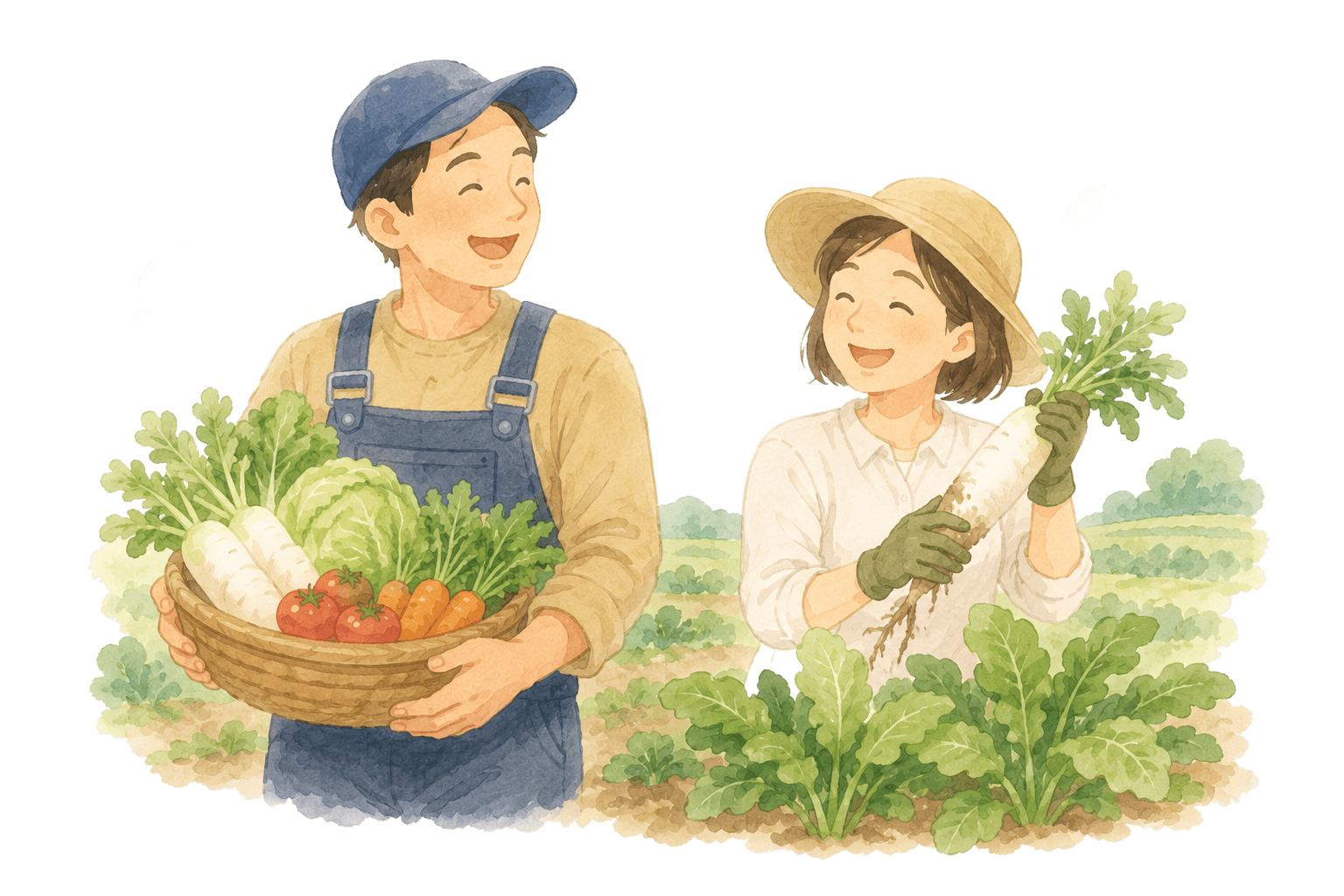 農家のイラスト
